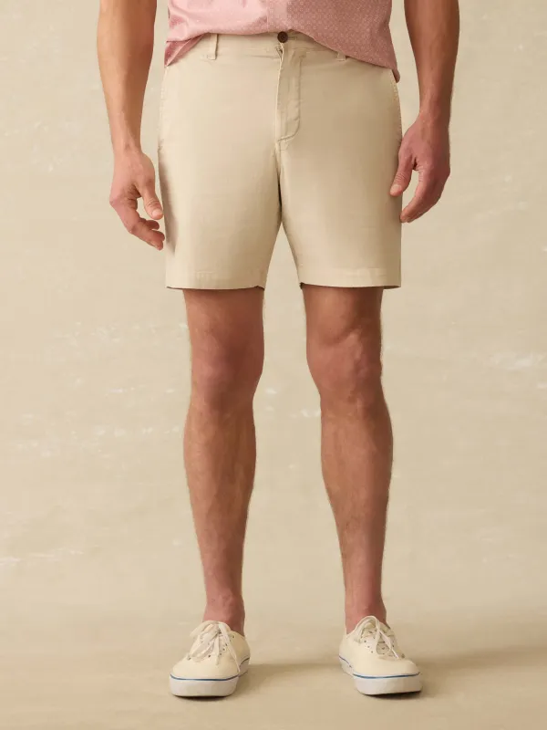 Essential Chino Short (8") - Stone sold by Faherty