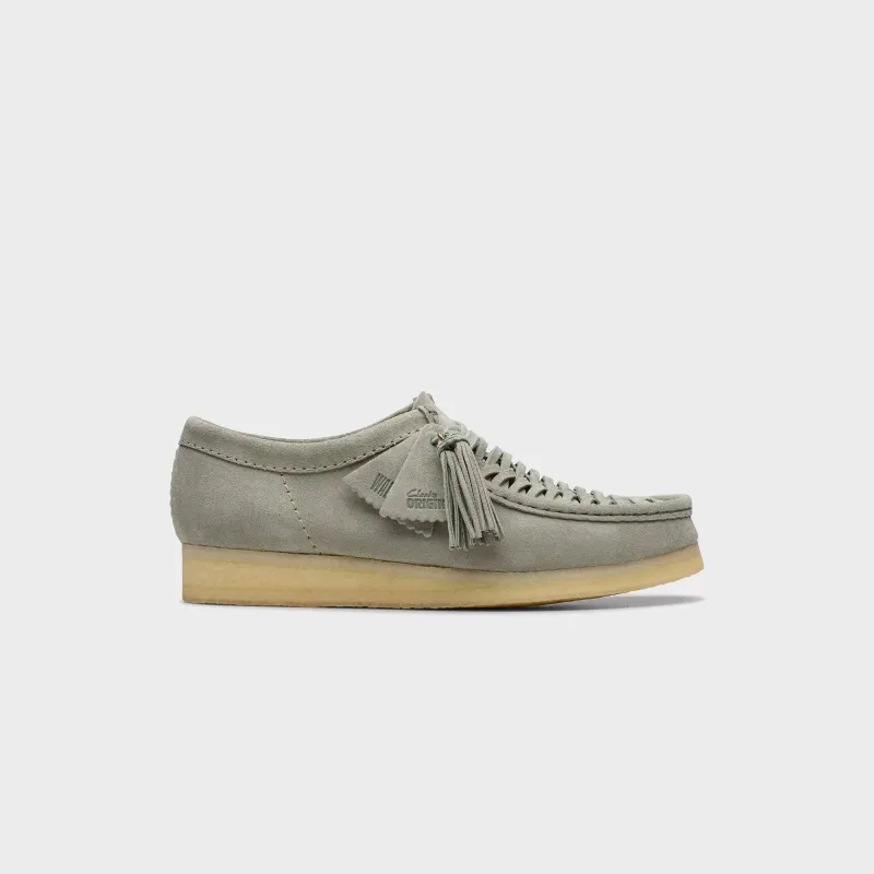 Clarks Wallabee Weave - Sage Suede sold by Kith