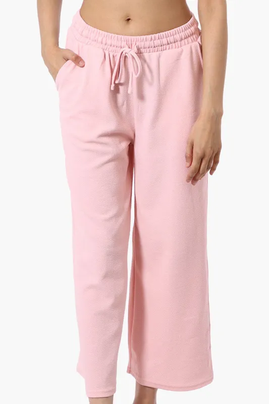 Runaway Bay Tie Waist Wide Leg Pants - Pink sold by Fairweather