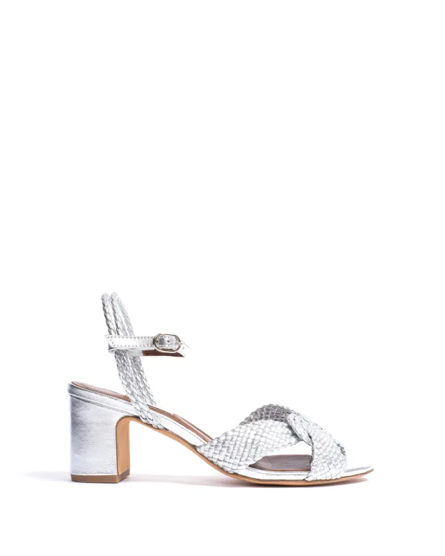 Dilaya 55 Hand-braided leather Silver sold by Anonymous Copenhagen