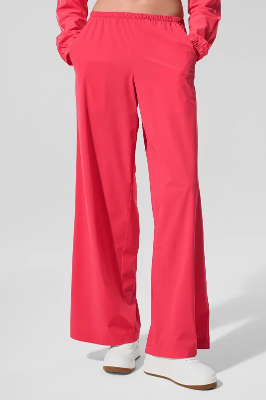 Breezy Wide Leg Pant - Candy Red sold by Alo Yoga