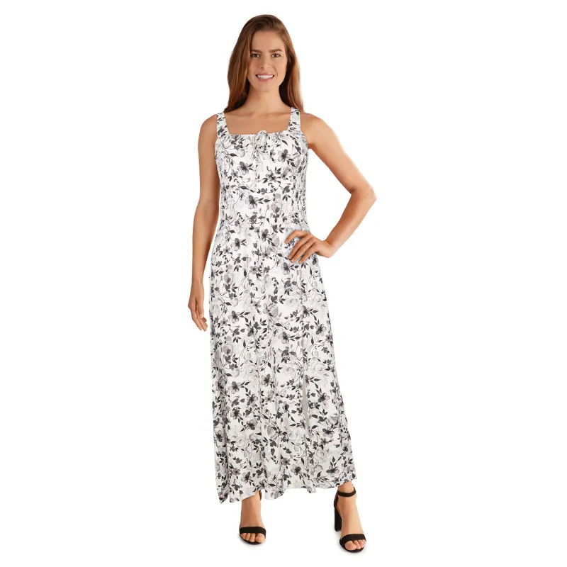 lily morgan Women's Printed Midi Dress sold by Giant Tiger