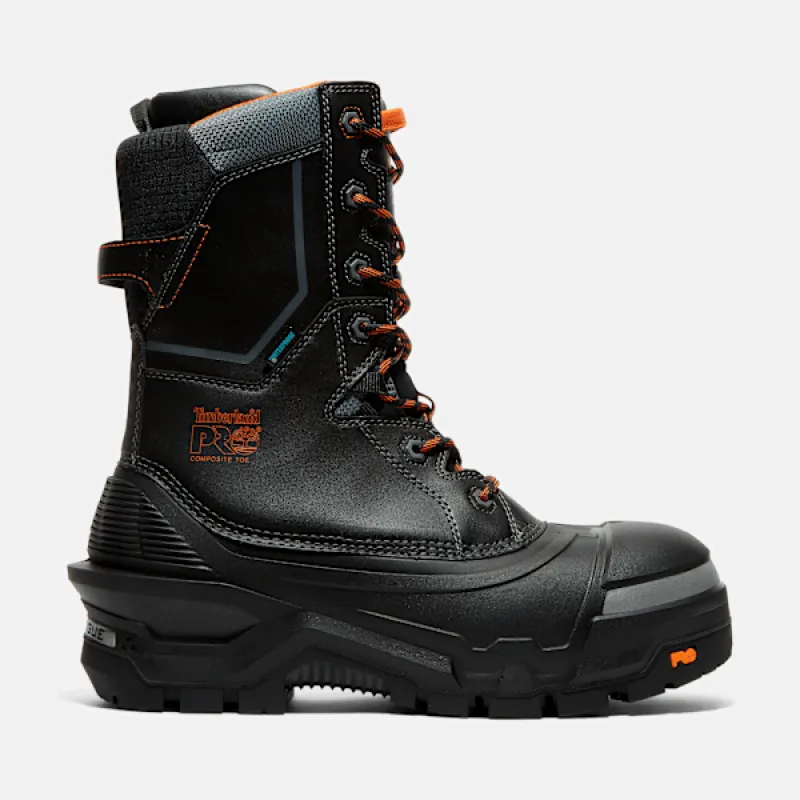 Timberland Men's Pac Max 10" Composite Toe Waterproof Winter Work Boot in Black sold by Timberland