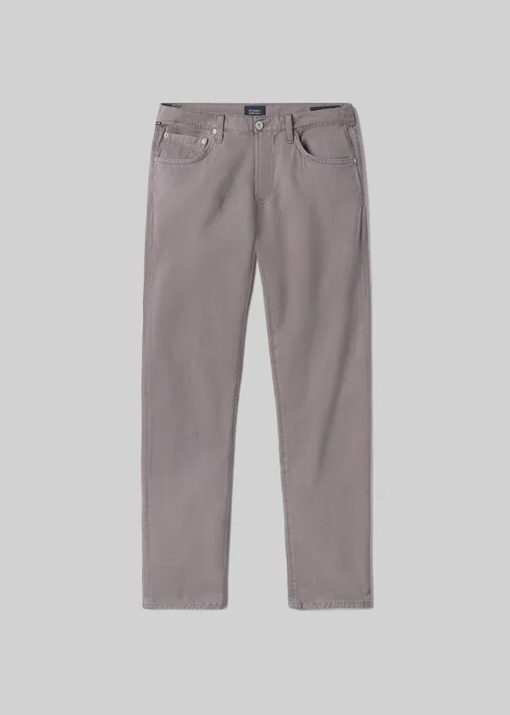 Gage Slim Straight Stretch Linen in Volcanic sold by Citizens Of Humanity