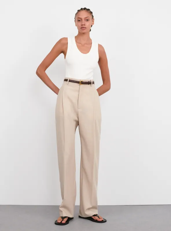 Light Mid Rise Trouser sold by WARDROBE.NYC