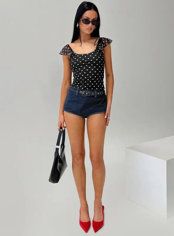 Halston Briefs Blue Denim sold by Princess Polly
