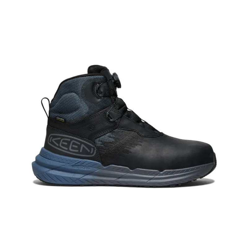 Men's Snapline RF Waterproof Boot (Carbon Toe)  |  Vintage Indigo/Black sold by Keen
