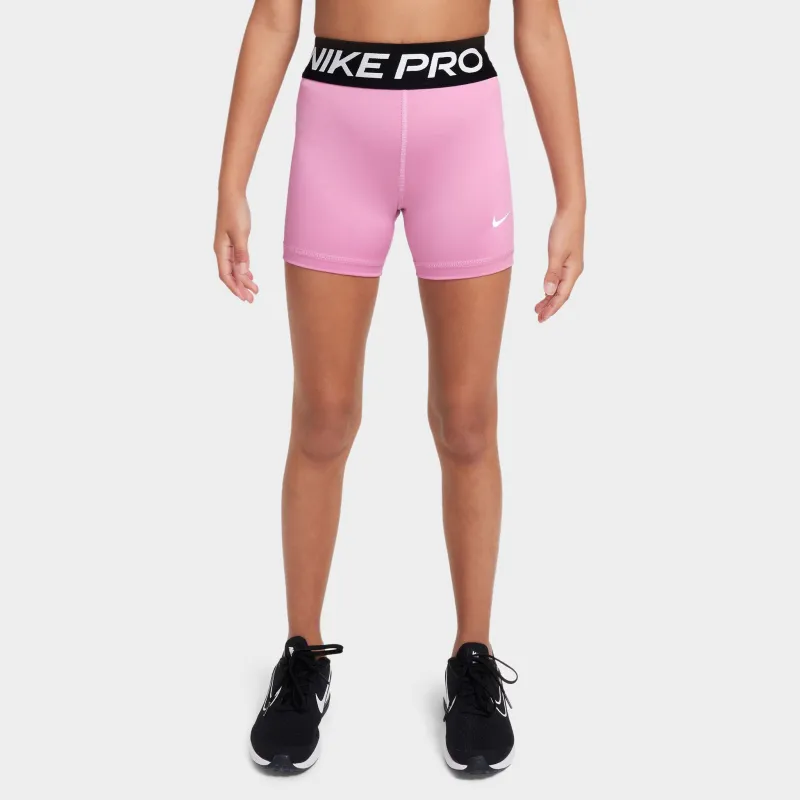 Nike Pro Girls' Shorts Magic Flamingo / White sold by JD Sports