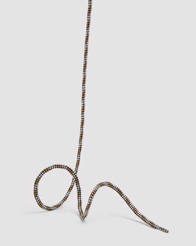 Shoelaces Black/White/Gold sold by P448