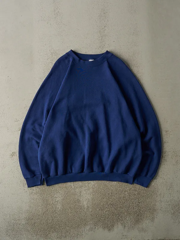 Vintage 80s Midnight Blue Blank Crewneck (XL/XXL) sold by Rebalance Vintage