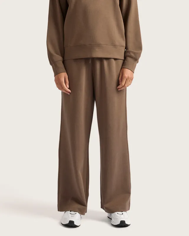 Women's Straight Leg Sweat Pants - Oyster sold by Boody Eco Wear