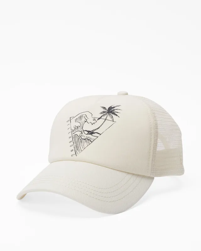 Aloha Forever Trucker Hat - Salt Crystal sold by Billabong