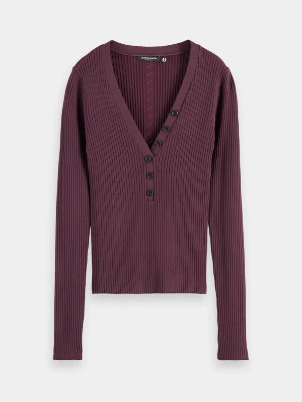 Ribbed fitted top sold by Scotch and Soda