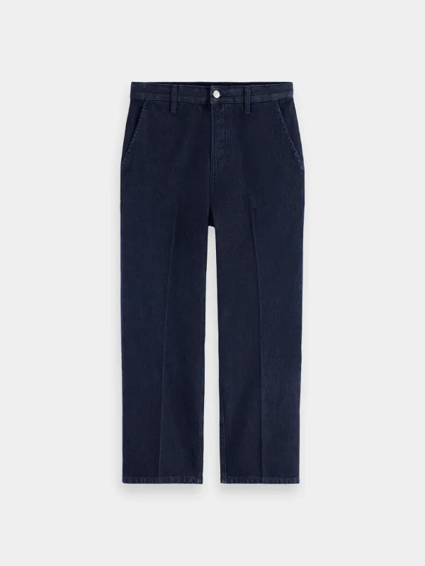 Straight cropped denim chinos sold by Scotch and Soda