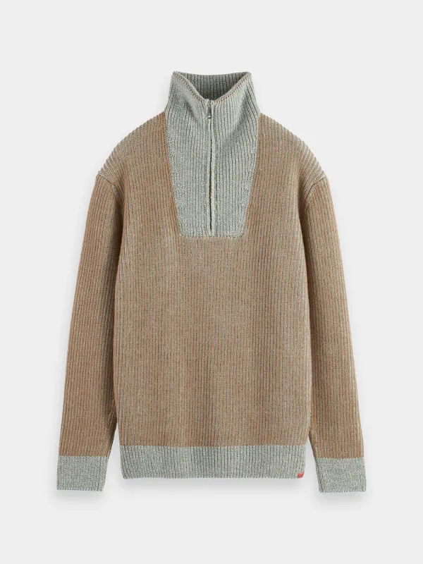 Quarter zip pullover sold by Scotch and Soda