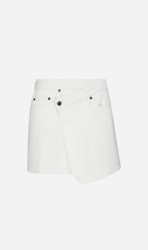 Ksubi | Rap Skirt Curve - Ecru sold by Sister & Co