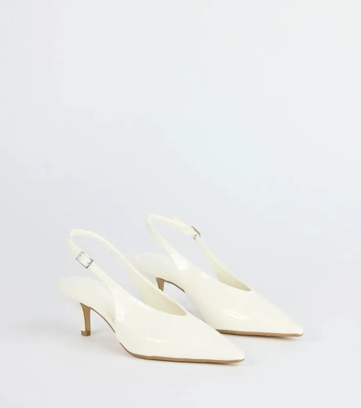 Lookin' Sleek Sling-Back Stiletto Pumps sold by Windsor