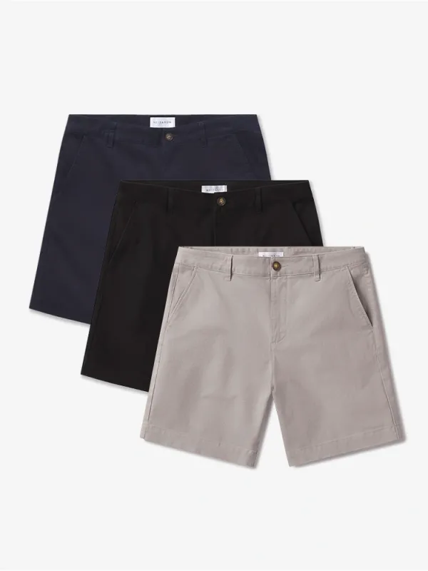 Stretch Chino Short 3-Pack sold by Mott & Bow