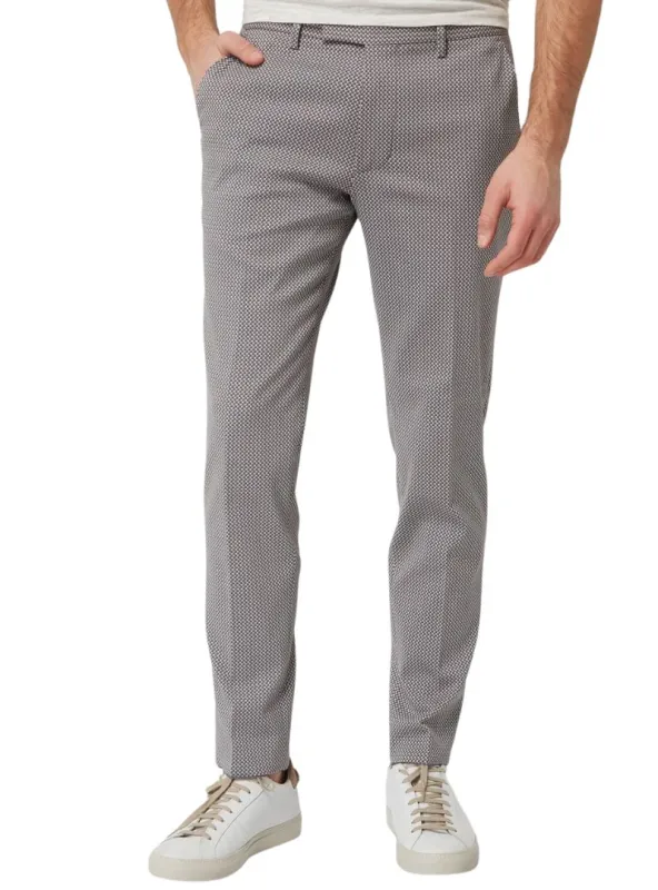 PATTERNED DETAILED FORMAL PANTS sold by FBO