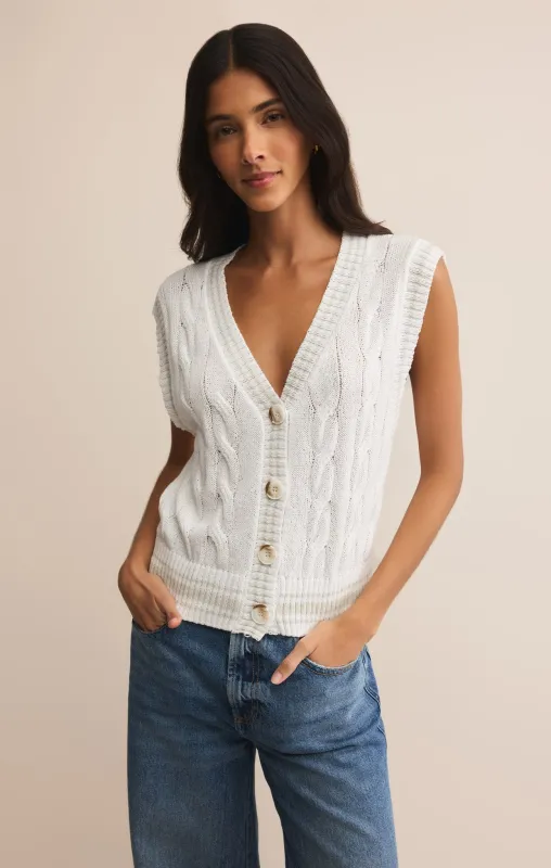 Fairway Cable Knit Vest sold by Z Supply
