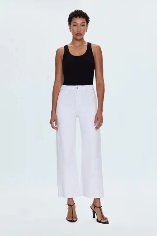 Penny High Rise Wide Jean | Blizzard sold by Belletique