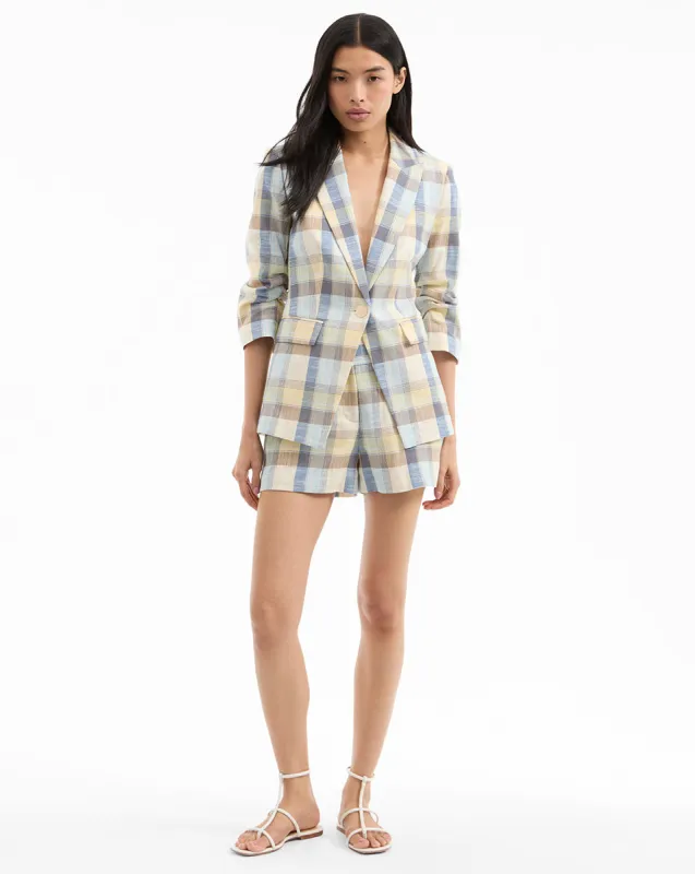 Clayton Plaid Dickey Jacket sold by Ulla Johnson