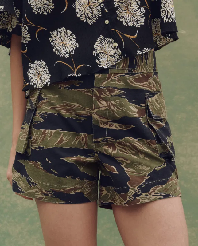 The Cargo Fatigue Short. -- Camo Surplus sold by THE GREAT.