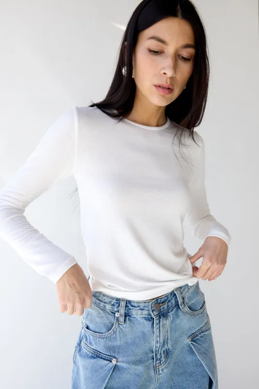 SOFT CLASSIC LONG SLEEVE TOP sold by OAK AND FORT