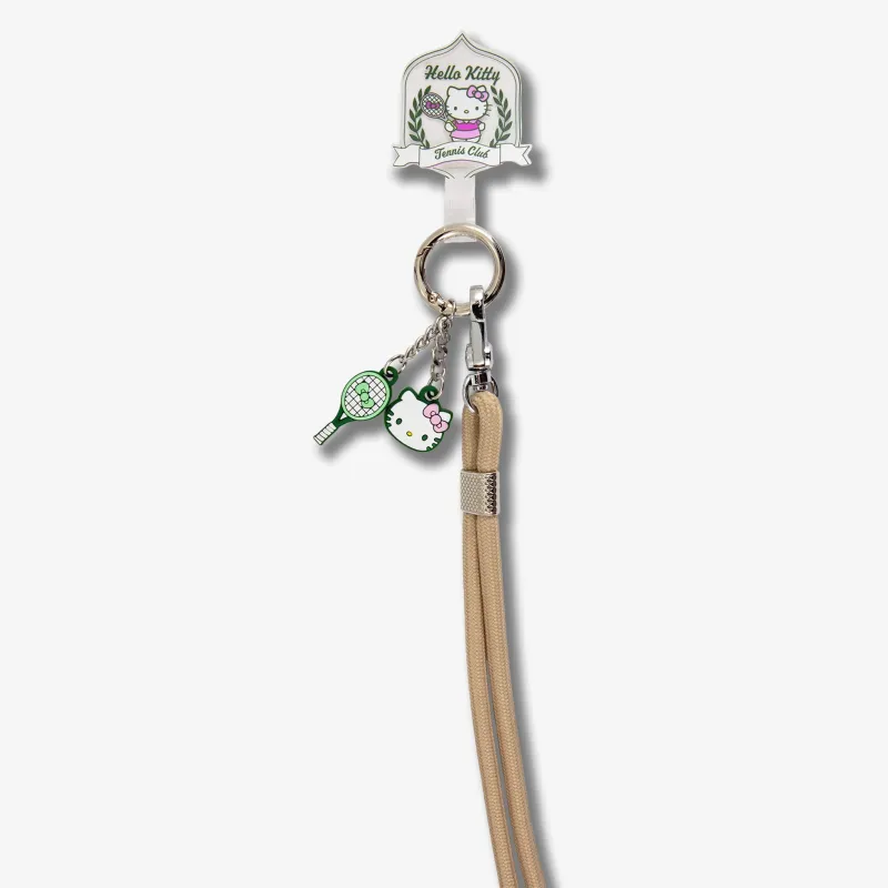 Hello Kitty x Sonix Tennis Club Crossbody Phone Strap with Charms sold by Sanrio