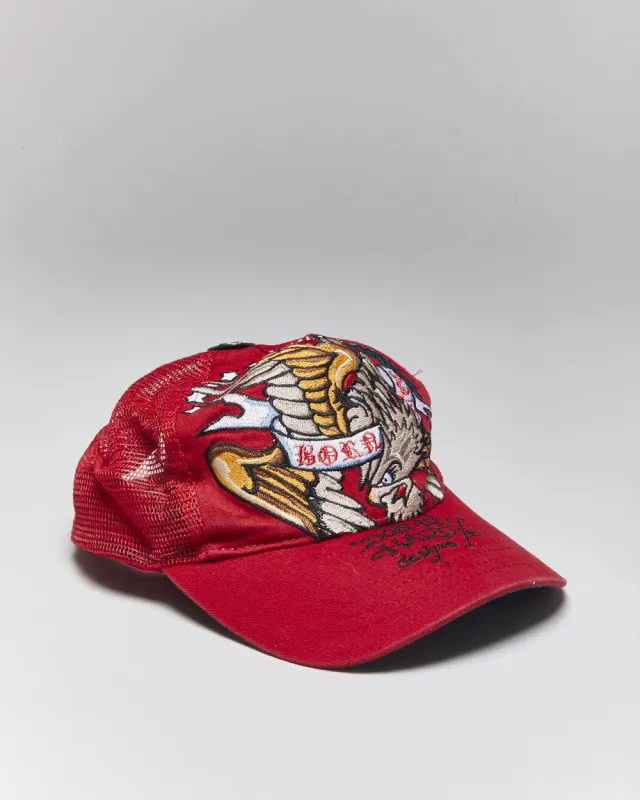 Vintage Y2K Ed Hardy Embroidered Trucker Cap - OS sold by Rokit