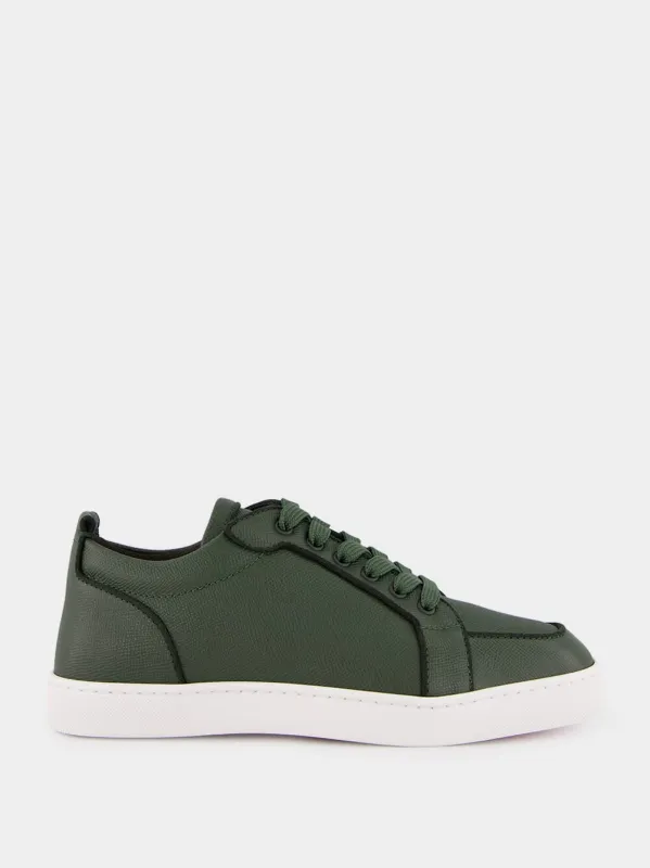 Green Rantulow Orlato Calf Leather Sneakers sold by Fashion Clinic