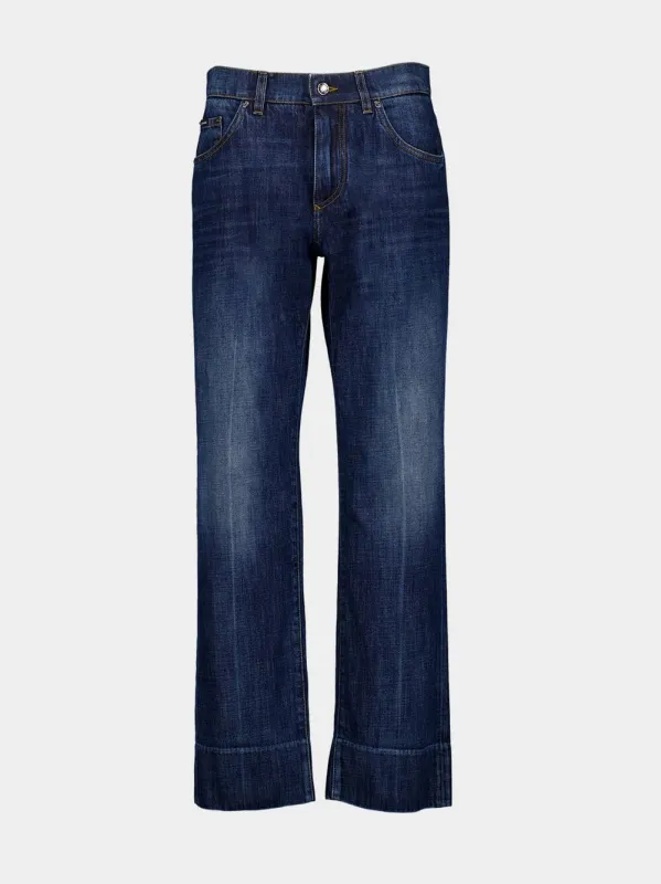 Blue Classic Fit Jeans sold by Fashion Clinic
