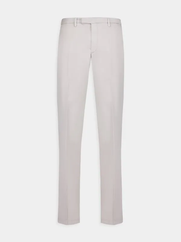 White Cotton Trousers sold by Fashion Clinic