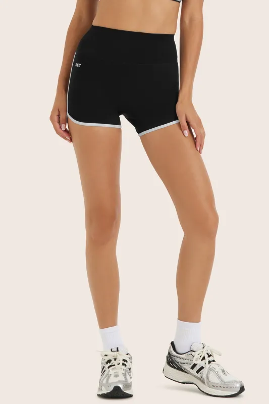 SPORTBODY® (BLOOPERS) SPORTY STRIPE SHORTS - ORCA sold by SETactive