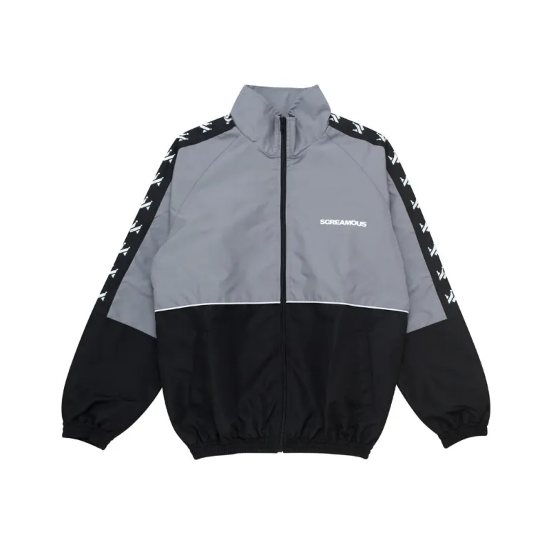 Tracktop Jacket LAGOZ BLACK GREY sold by Screamous