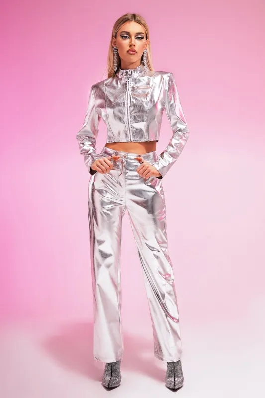 Joplin Set - Silver, Pants / S sold by Bella Barnett