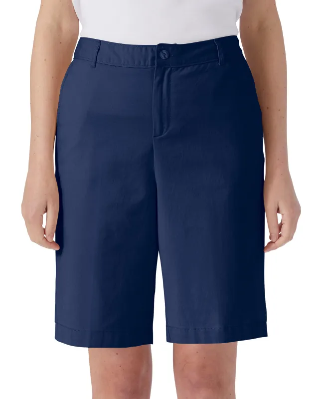 Appleseeds Women's Dennisport Classic Shorts - Blue - 4P - Petite sold by Buff