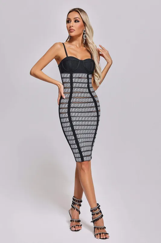 Leyni Bandage Midi Dress, S sold by Bella Barnett