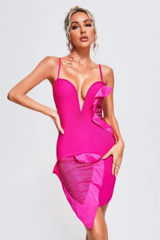 Sarai Mini Bandage Dress, S sold by Bella Barnett