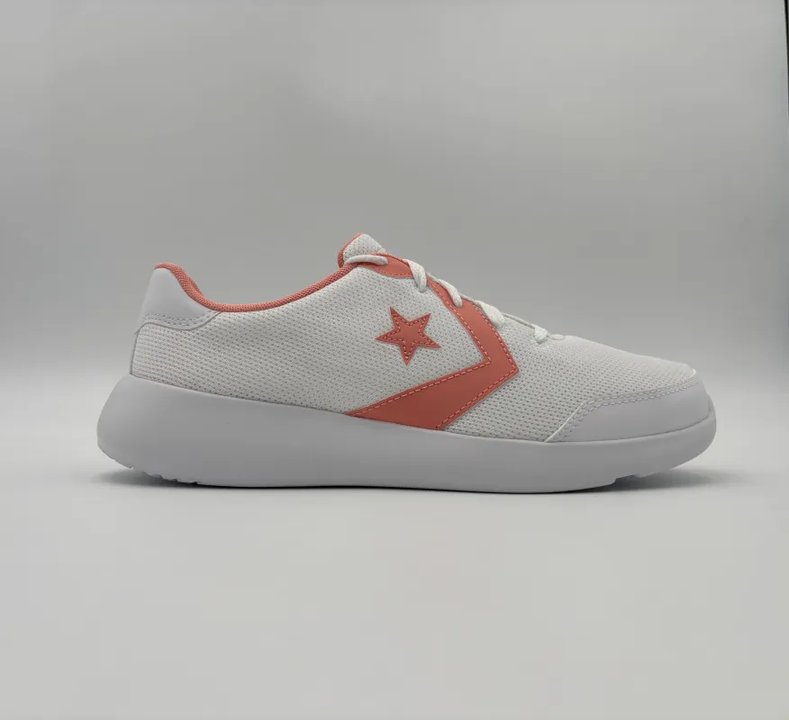 CONVERSE WOMEN'S ALL-STAR RUN WHITE/PINK RUNNING SHOES sold by INSPORT