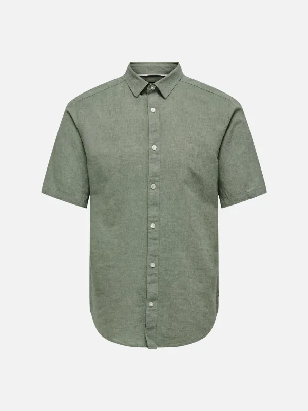 Caiden Solid Shirt sold by Plenty