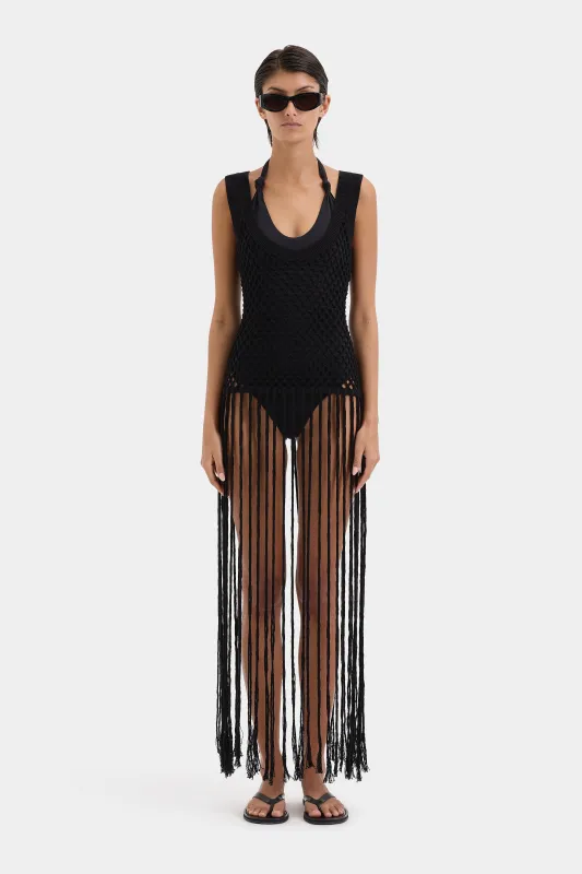 Illaria Fringe Top sold by SIR the label