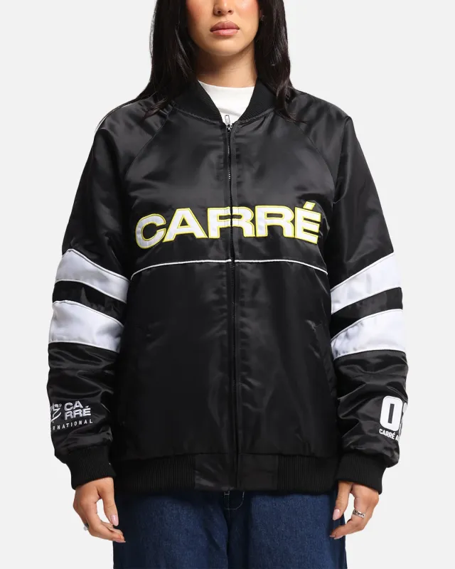 Carre Rally Panelled Bomber Jacket Black sold by Culture Kings