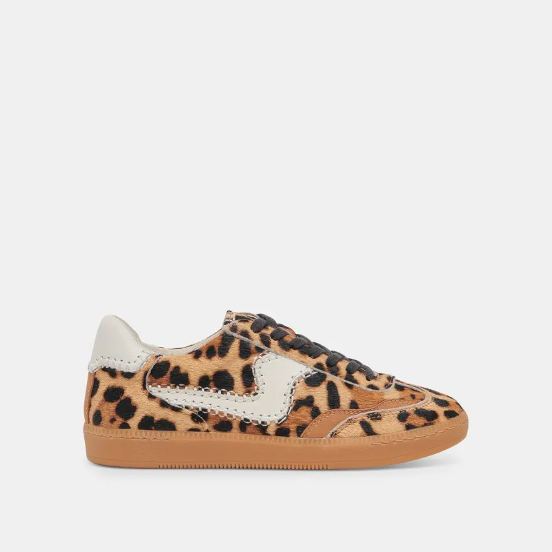 NOTICE STITCH WIDE SNEAKERS DK LEOPARD CALF HAIR sold by Dolce Vita