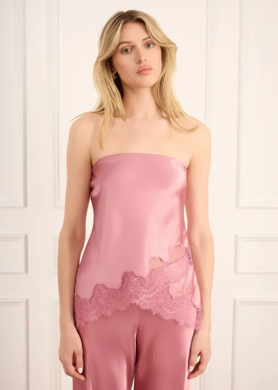 Odessa Strapless Camisole Elderberry sold by Cami NYC
