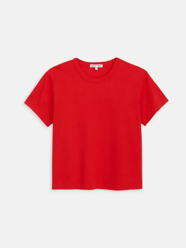 Garcon Tee In Linen Cotton sold by Alex Mill