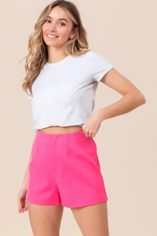 BiBi Bandless Tailored Shorts sold by Charming Charlie