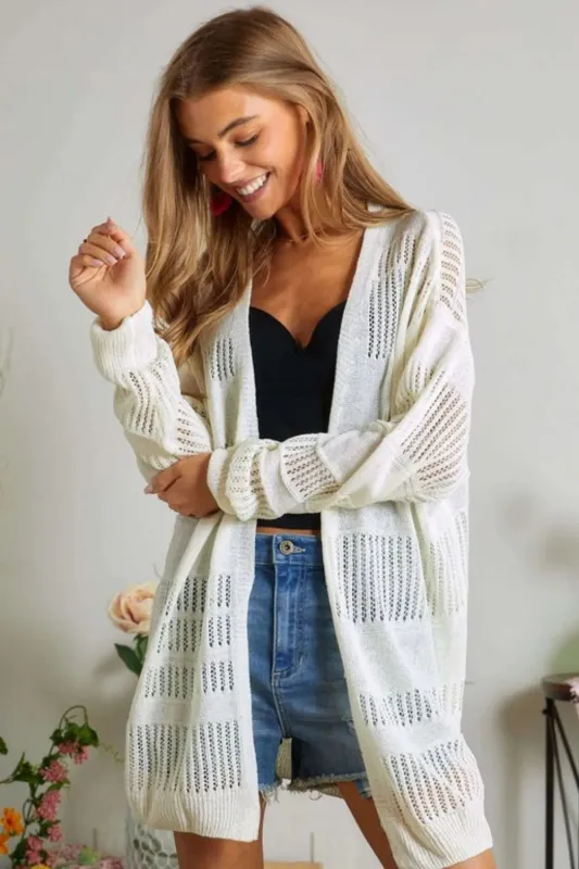 ADORA Lightweight Sweater Knit Cardigan sold by Charming Charlie
