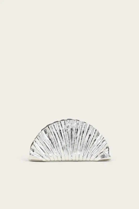 NALA MINI CLUTCH - SILVER sold by Cult Gaia