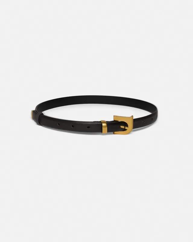 Darbie - N' Monogram Belt - Black sold by Nanushka